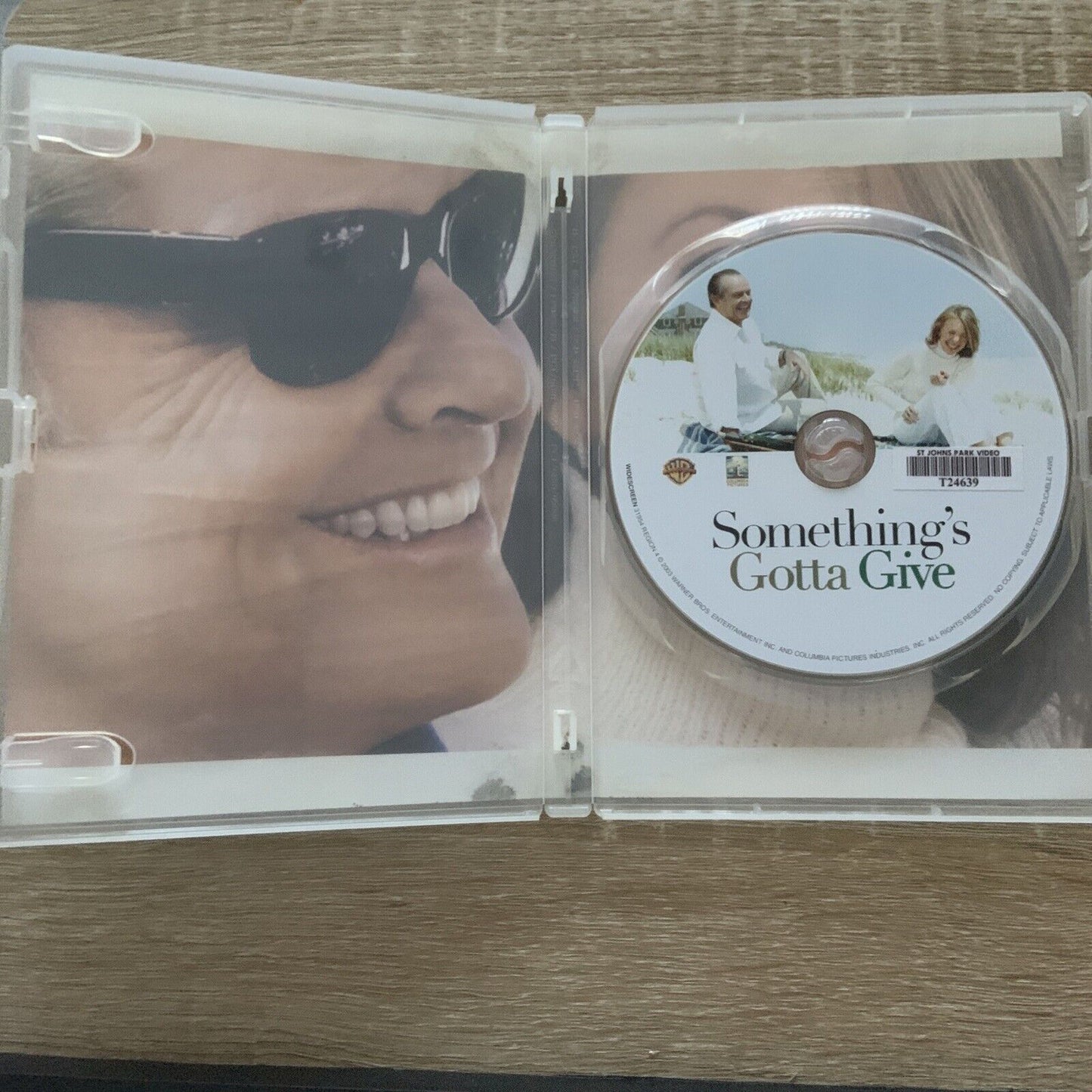 DVD Something's Gotta Give Jack Nicholson Diane Keaton RomCom Romantic Comedy