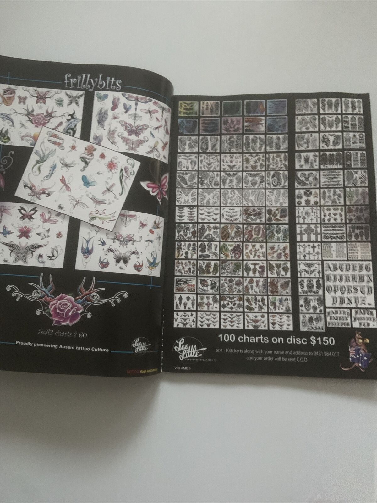 PB Tattoo Design Flash Art Collection Volume 8 Lee Little Colour And Monochrome