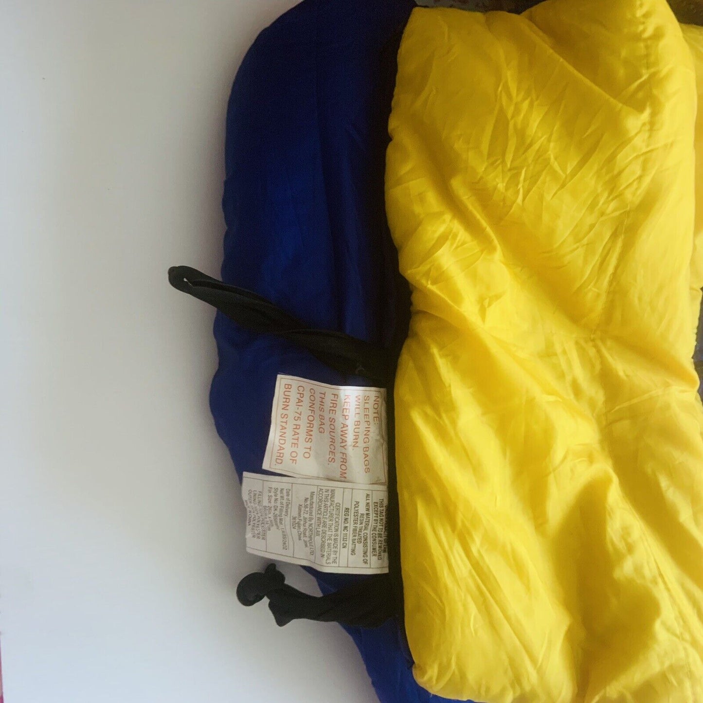 SLEEPING BAG NORTHPOLE Outdoor Suit 66 x147cm Armholes Zip Base Headrest Hood