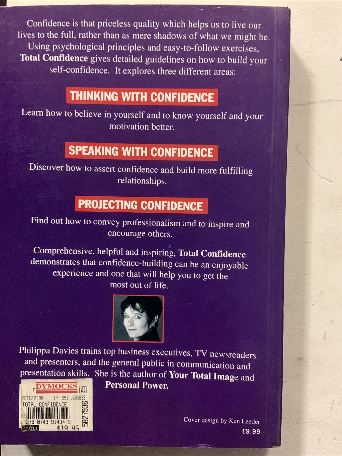 PB Book TOTAL CONFIDENCE Complete Guide to Self Assurance Personal Success 1995
