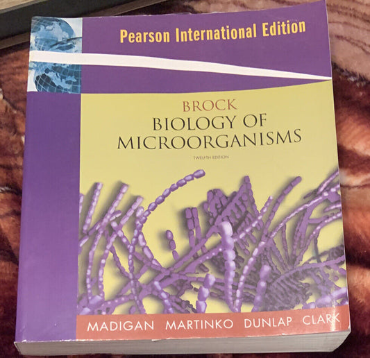 PB Book BROCK Biology of Microorganisms by Madigan Martinko Dunlap Clark Ex Lg
