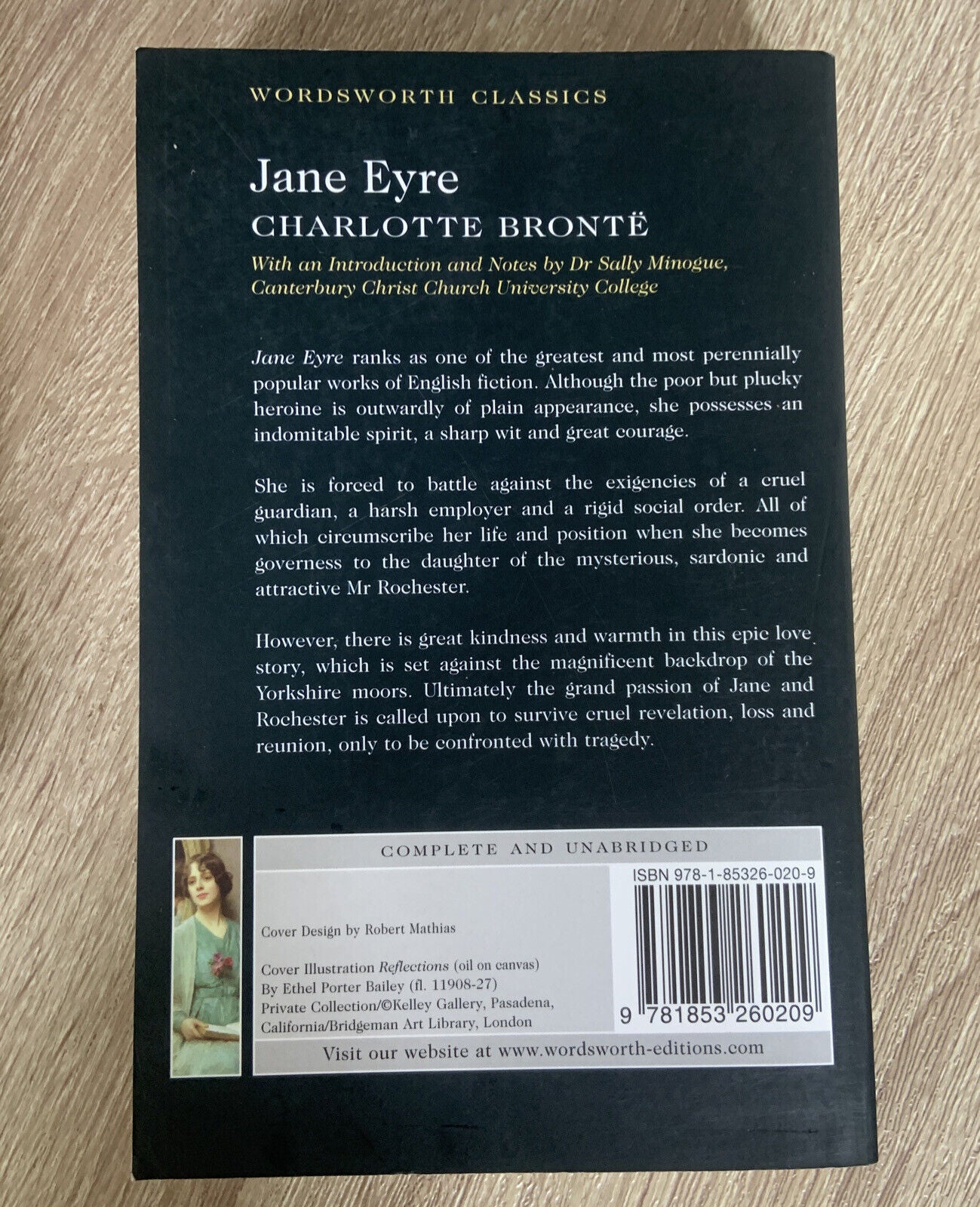 PB Book JANE EYRE Wordsworth Classics by Charlotte Bronte English Literature