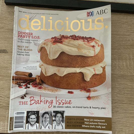 Magazine ABC Delicious Issue 137 May 2004 Baking Issue Australian Food Recipes
