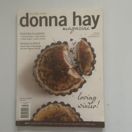 Magazine DONNA HAY ssue 63 June July 2012 Recipes Fast Simple Fresh Magazine