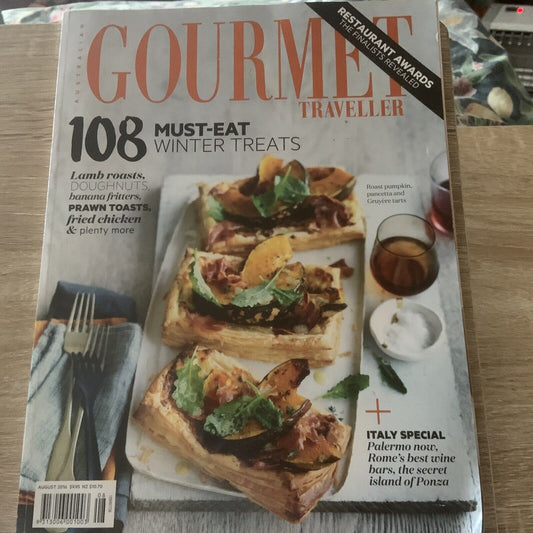 Magazine Australian Gourmet Traveller August  2006 108 Winter Treats - Excellent