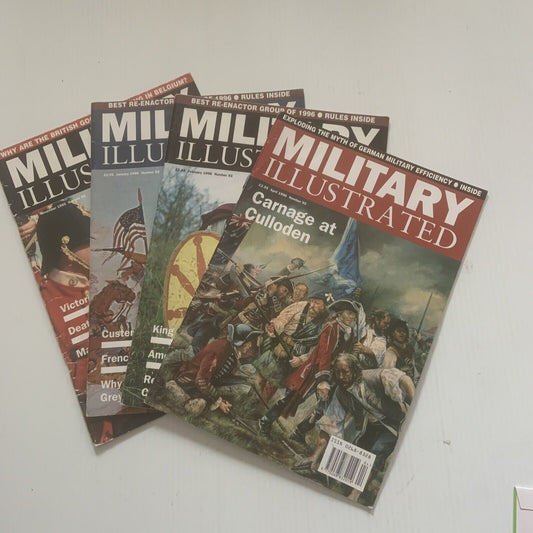 Magazine 4x MILITARY ILLUSTRATED Nov 1995 90 Jan 92 Feb 93 April 95 1996 War