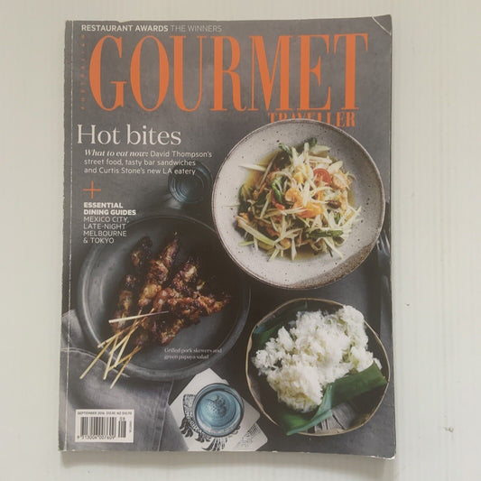 Magazine Australian Gourmet Traveller September 2016 Recipes David Thompson