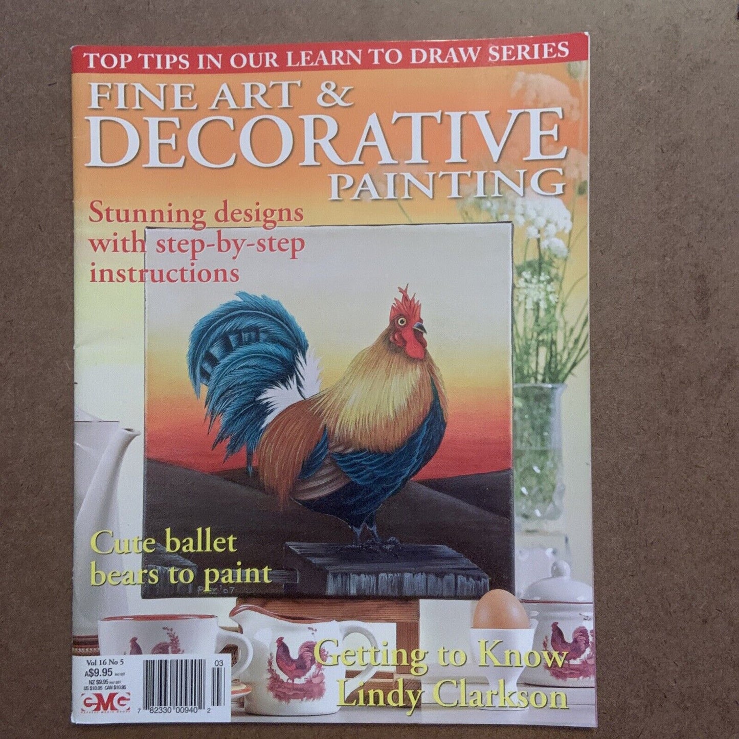 Magazine ART MAGAZINE FINE ART & DECORATIVE PAINTING VOL 16 NO 5 Crafts PB
