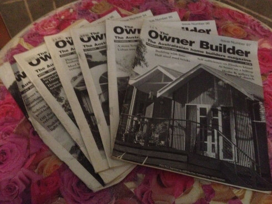 Magazine RETRO THE OWNER BUILDER  1999 2000 Construction DIY Renovation 6 Copies