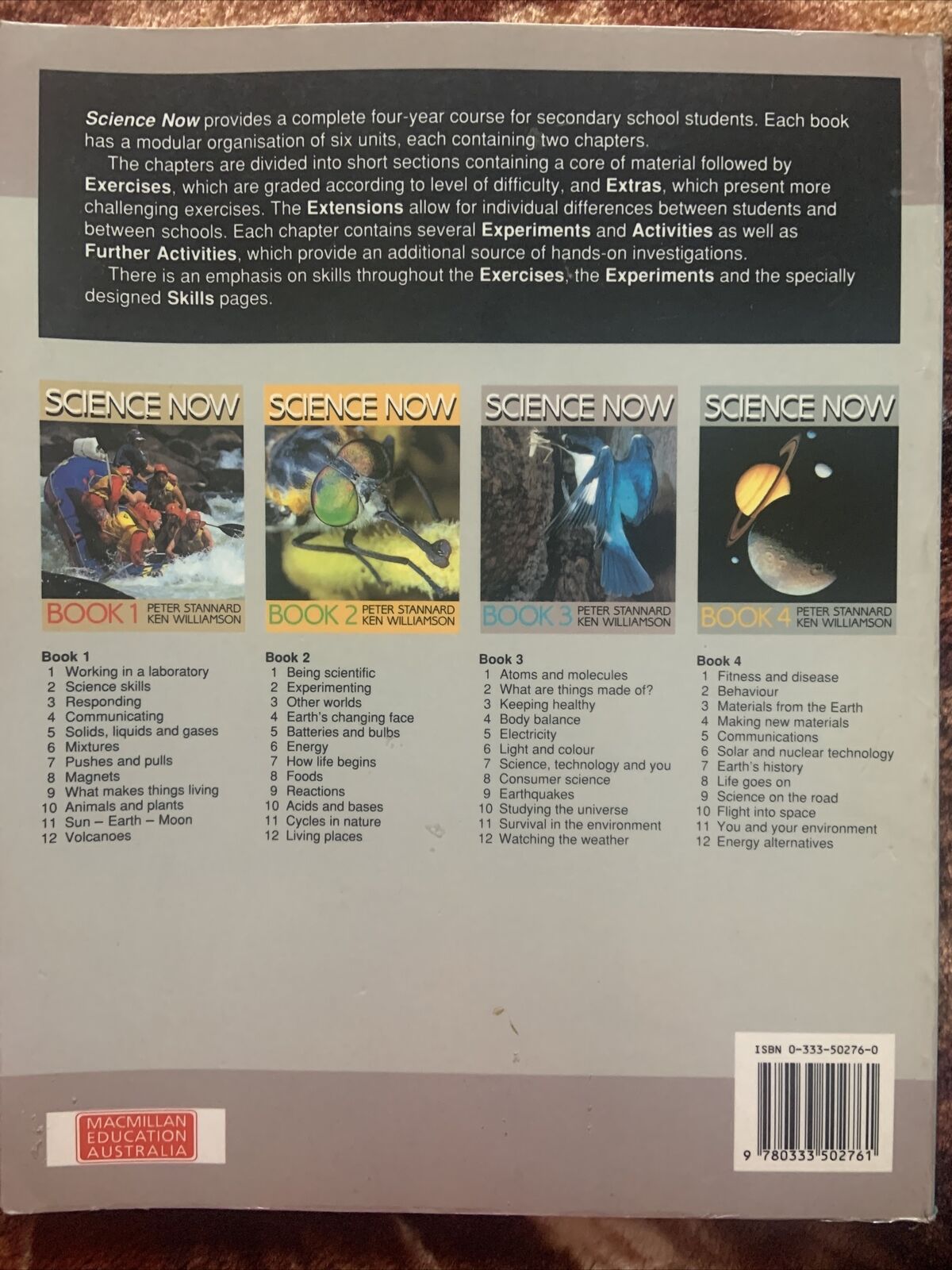 Bookazine SCIENCE NOW BOOK 3 Peter Stannard Ken Williamson Large PB NEW