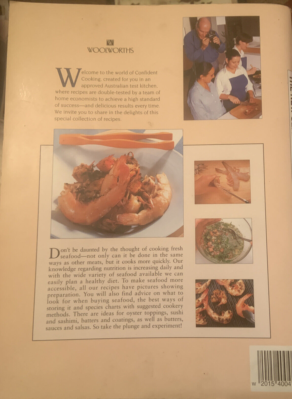 CookBook Woolworths Rare 2001 The NEW SEAFOD Bookazine Recipes Step By Step NEW