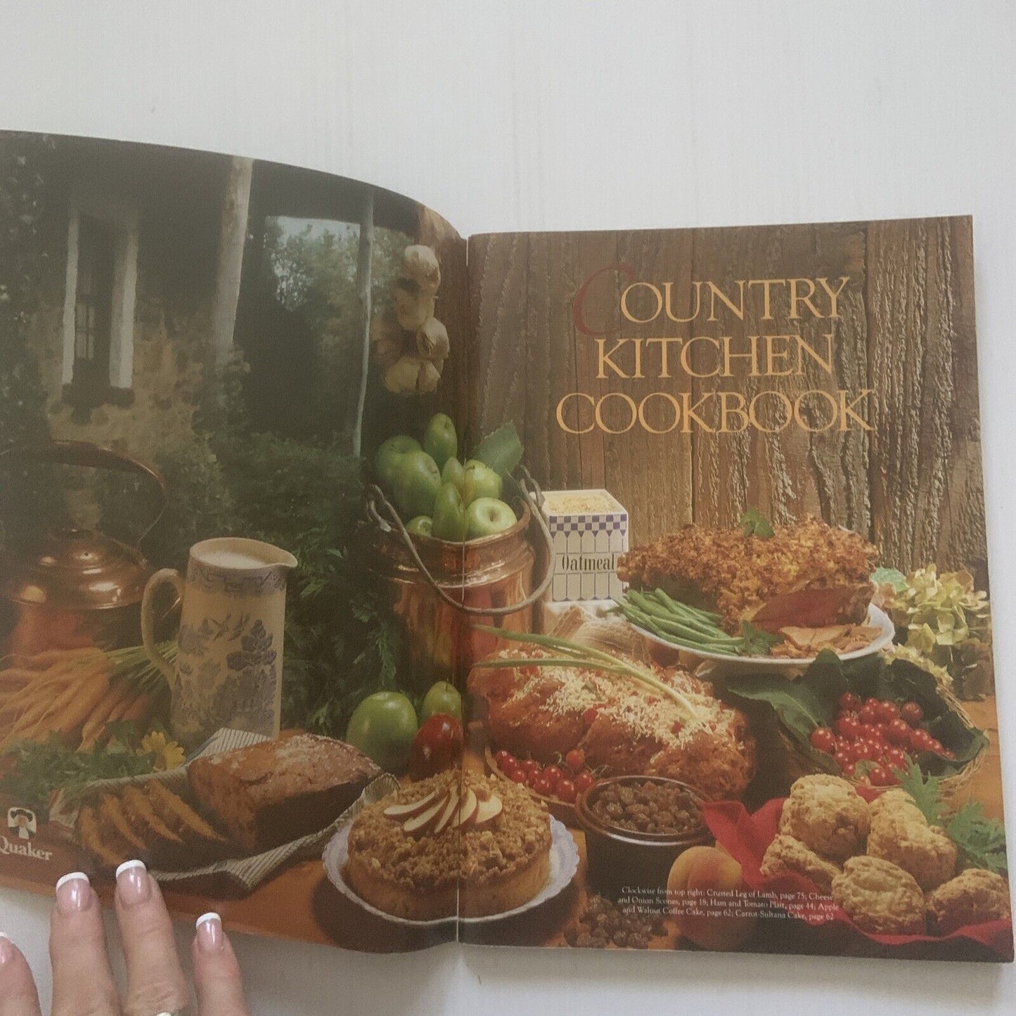 Cookbook Country Kitchen QUAKER OATS Bookazine PB 1980’s Australia