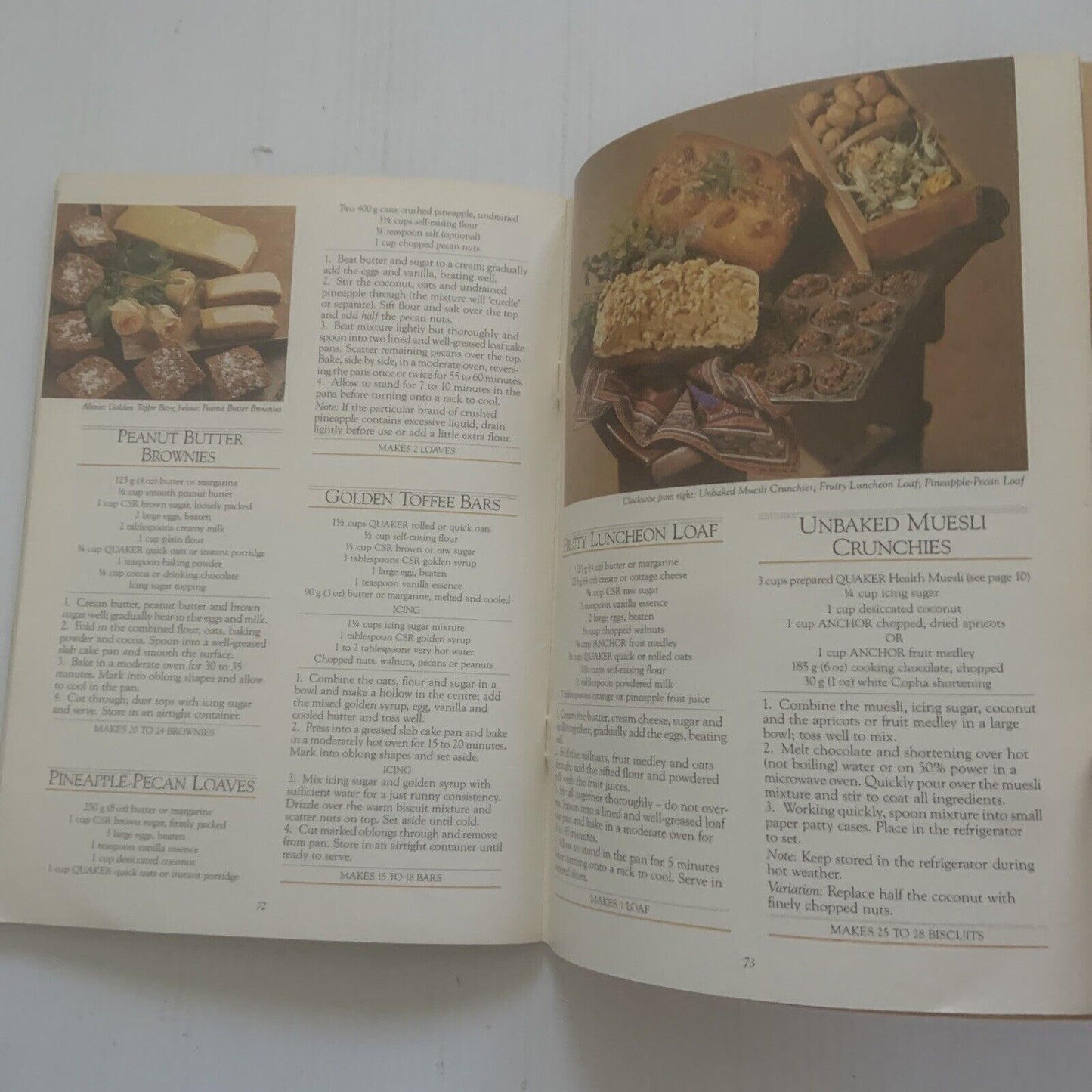 Cookbook Country Kitchen QUAKER OATS Bookazine PB 1980’s Australia