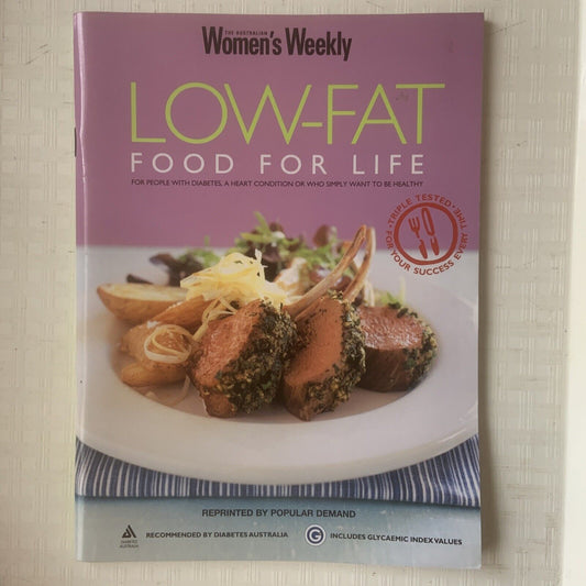 Cookbook Australian Women's Weekly Low-Fat Food For Life Bookazine Modern AWW