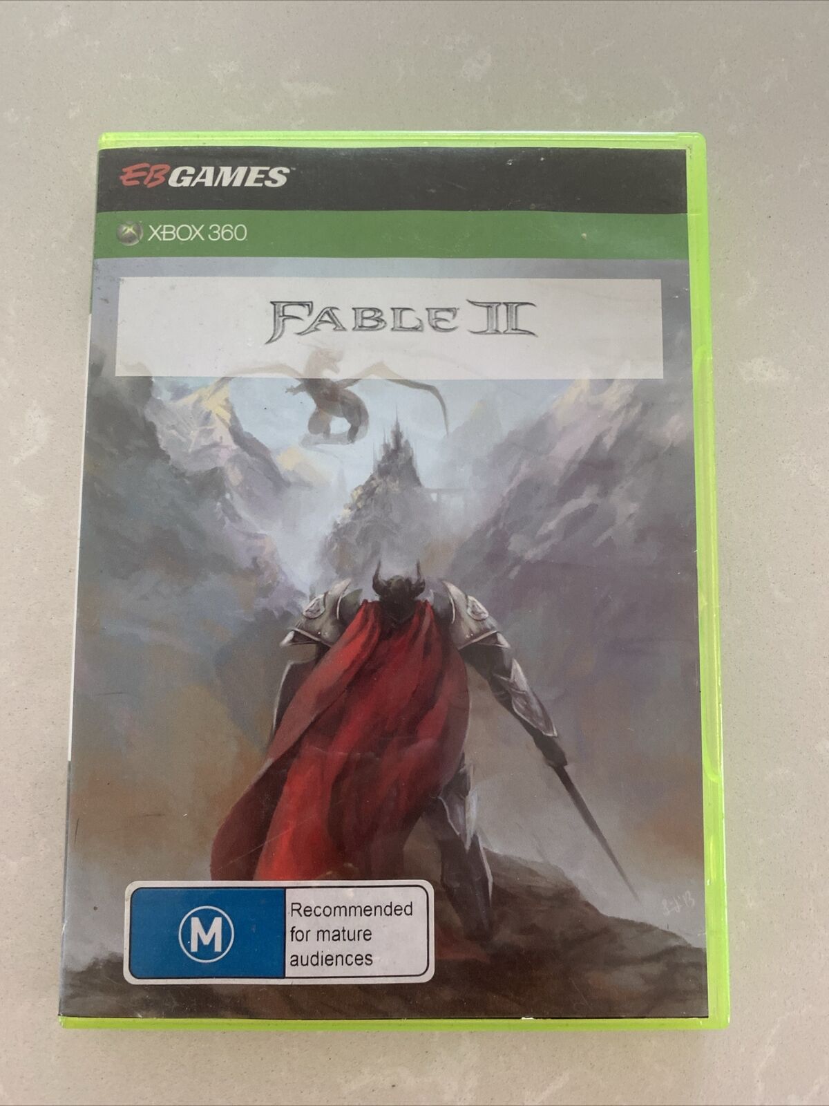 Fable II Microsoft XBOX 360 Disc And Booklet Manual Case Game