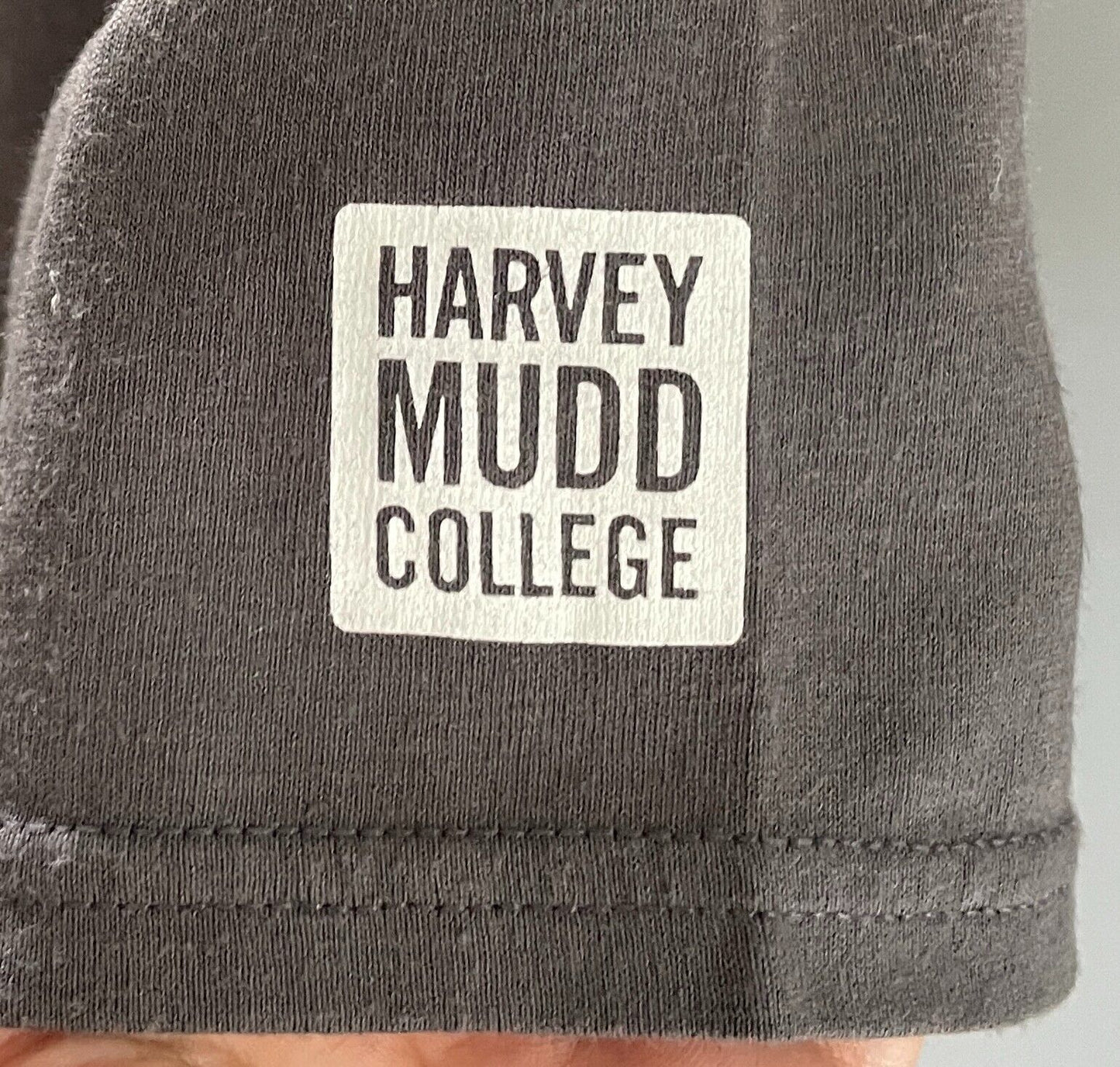 HARVEY MUDD COLLEGE California USA Grey T-Shirt Size 14/16 Print @ Chest & Back