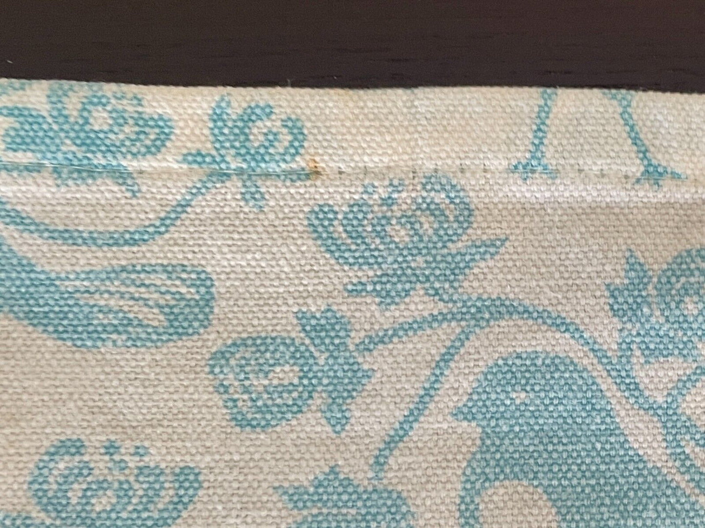 MOZI for COUNTRYSTYLE Cotton Tea Towel Blue Bird Clover Flower 48 x 56cm Vintage