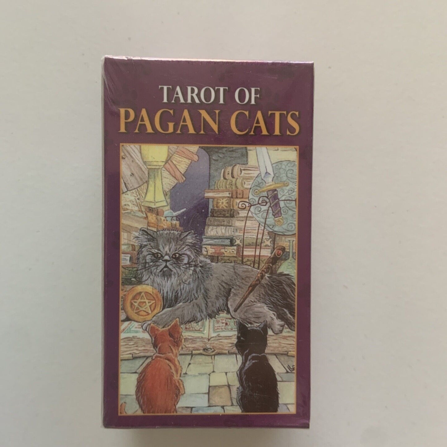 TAROT Cards Mini TAROT OF PAGAN CATS Magdelina Messina Lola Airaghi Sealed NEW