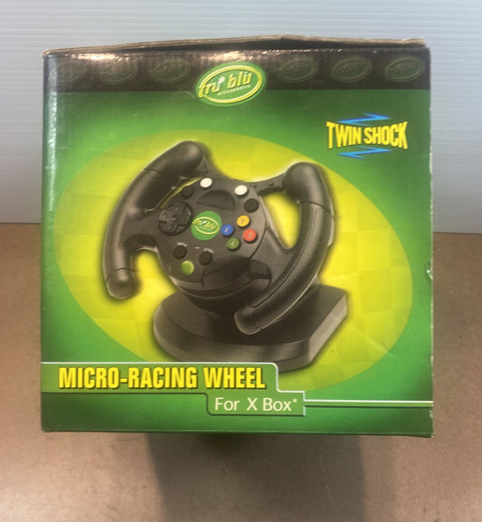 XBOX 2003 MICRO RACING WHEEL TRU BLU Microsoft Accessory
