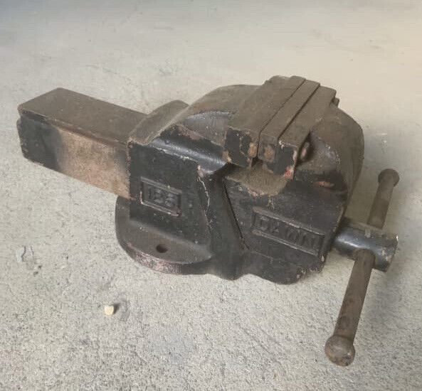 Vintage DAWN 125 Vice Industrial 45x19cm Workbench 25kg Australia PICKUP ONLY