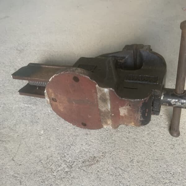 Vintage DAWN 125 Vice Industrial 45x19cm Workbench 25kg Australia PICKUP ONLY