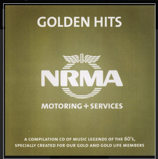 CD GOLDEN HITS NRMA Motoring + Services Compilation Legends Of The 1960’s