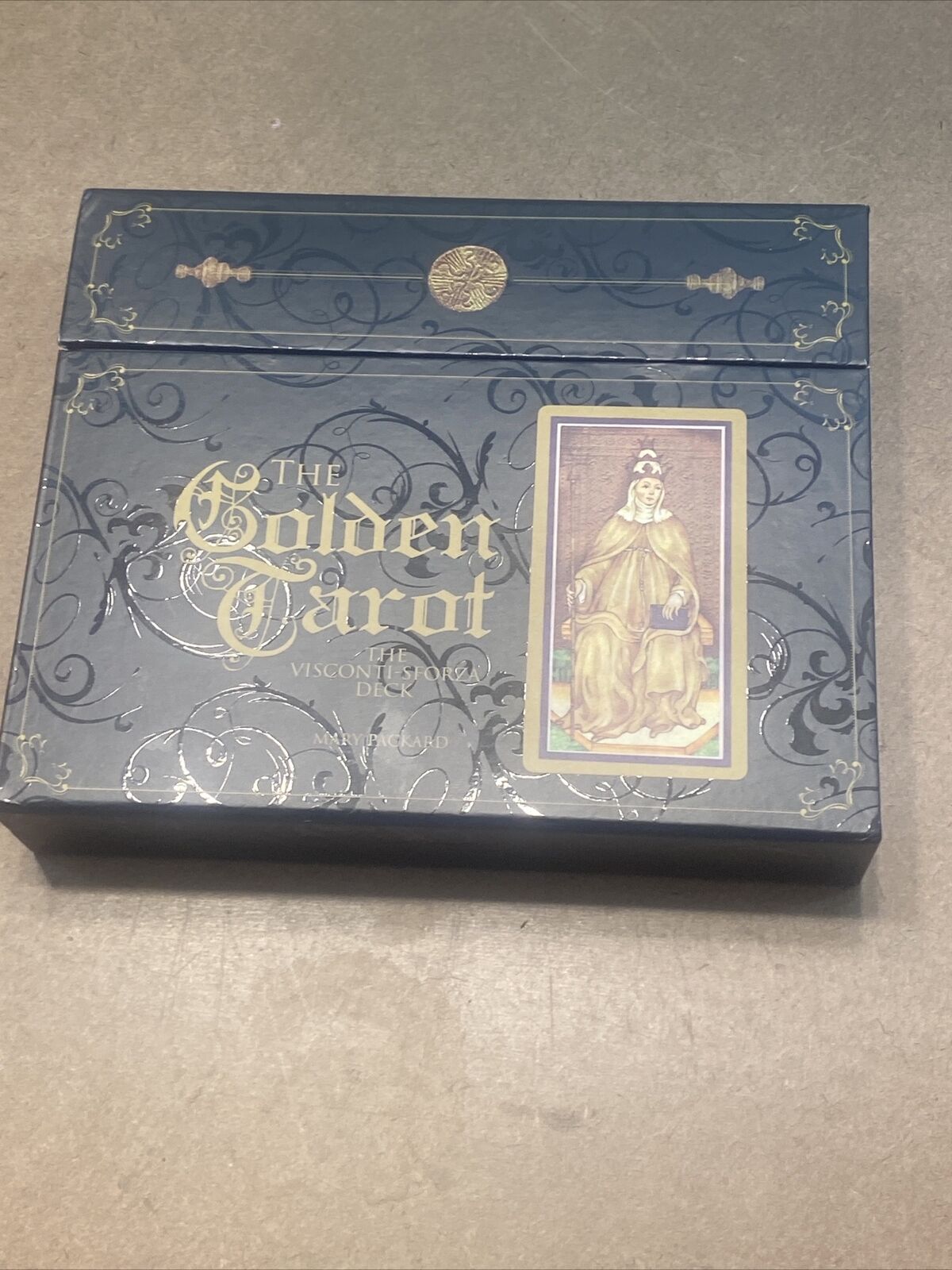 THE GOLDEN TAROT Kit Boxed Set by Mary Packard Cards Book Set 2019 Open NEW