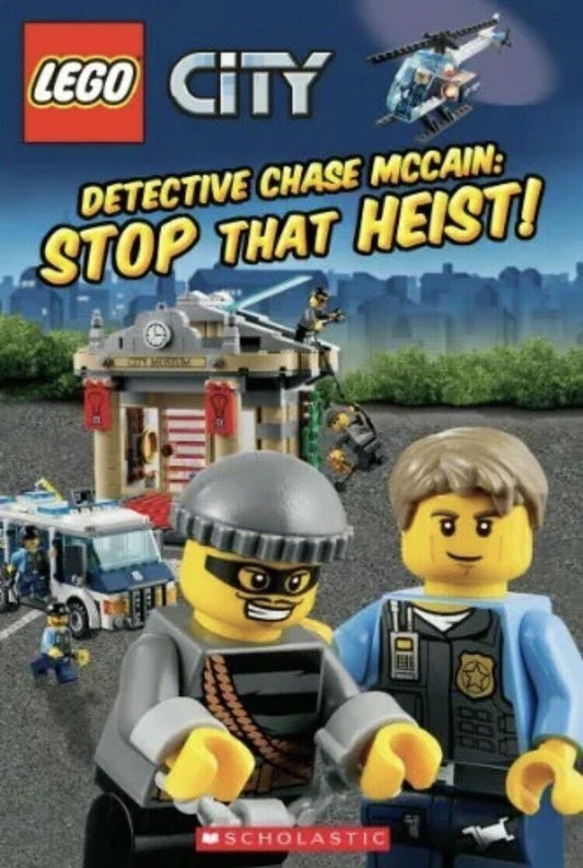 PB Book LEGO CITY Detective Chase McCain Stop That Heist! by Trey King