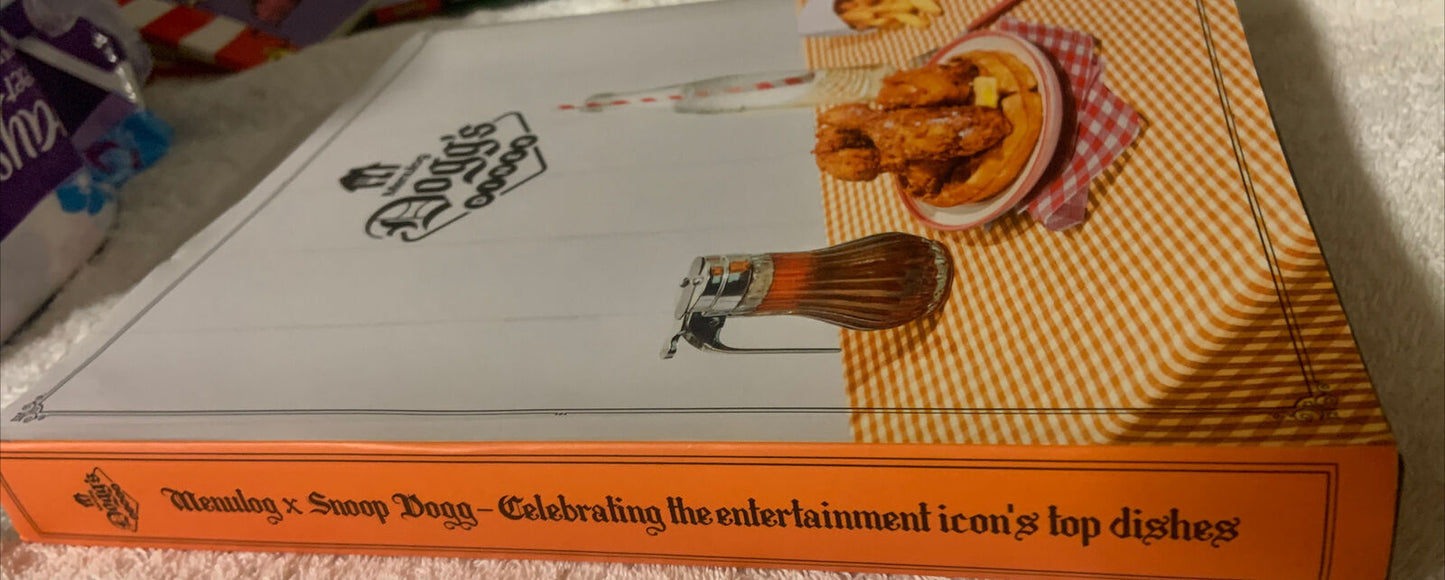 FROM CROOK TO COOK Platinum Recipes in MENULOG Doggs Diner DJ by Snoop Dogg RARE