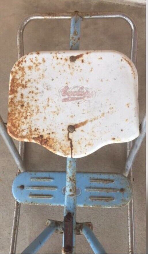 CYCLOPS METAL ROCKER Rustic 1960’s Nostalgia Rustic Condition See Pics Reno Gem