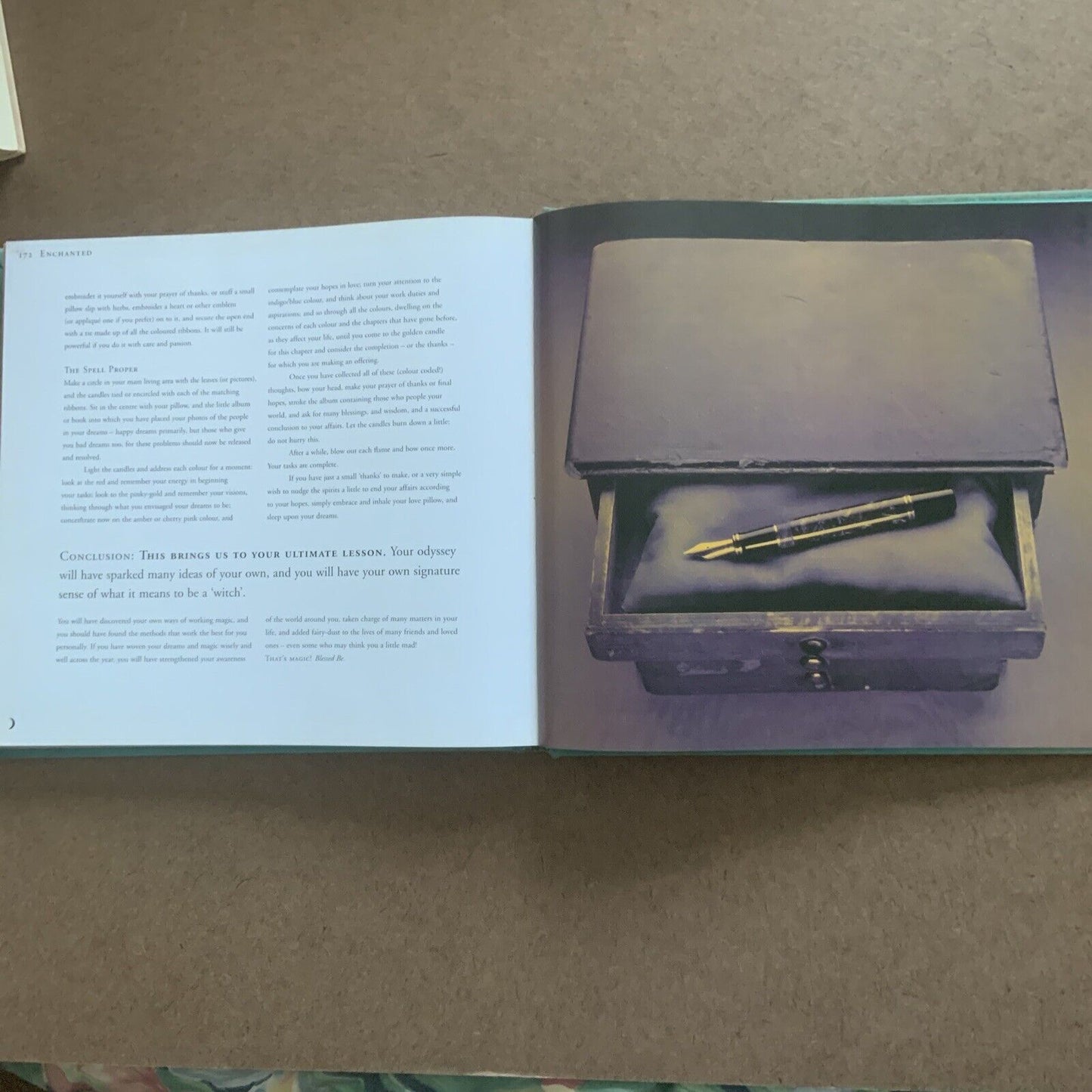 ENCHANTED Titania's Book of White Magic Titania Hardie Sara Morris Photos Suede