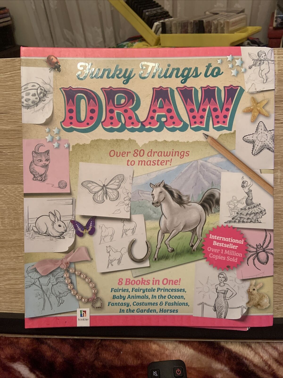 FUNKY THINGS TO DRAW Kate Ashforth 8 Books In One Ringbound Master 80 Drawings