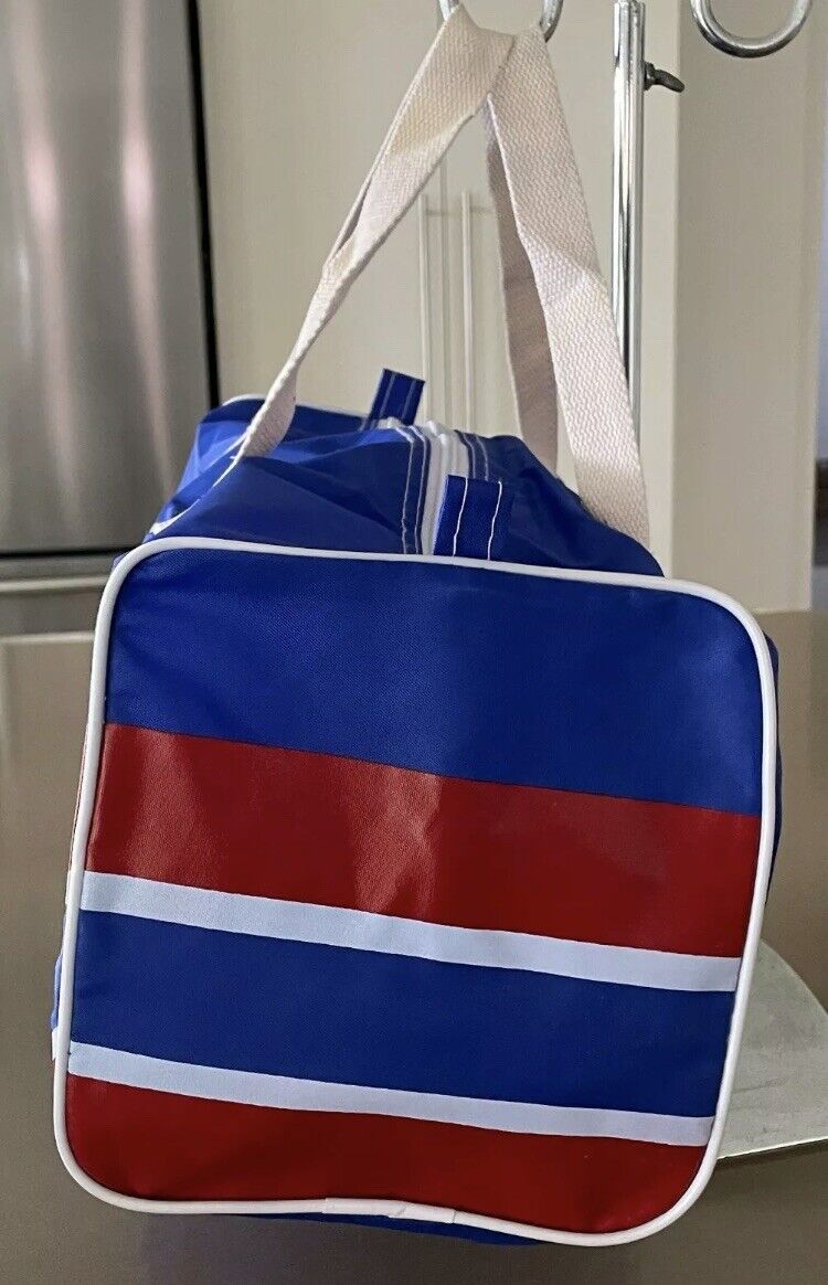 ANSETT PIONEER Vintage Unisex Coaches Blue Red White Logo Cabin Travel Bag Bus