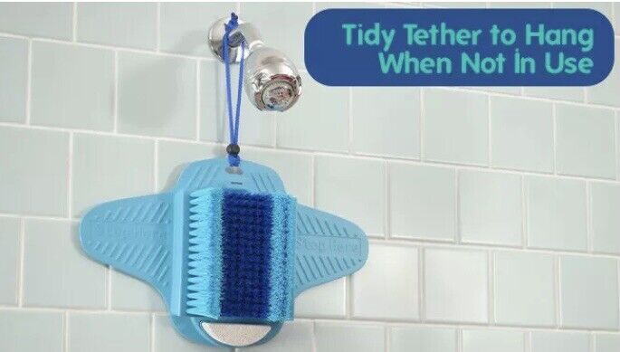 FRESH FEET Cleans & Foot Massager NO BENDING Scrub Clean Wash AS SEEN ON TV NEW