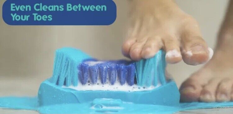 FRESH FEET Cleans & Foot Massager NO BENDING Scrub Clean Wash AS SEEN ON TV NEW