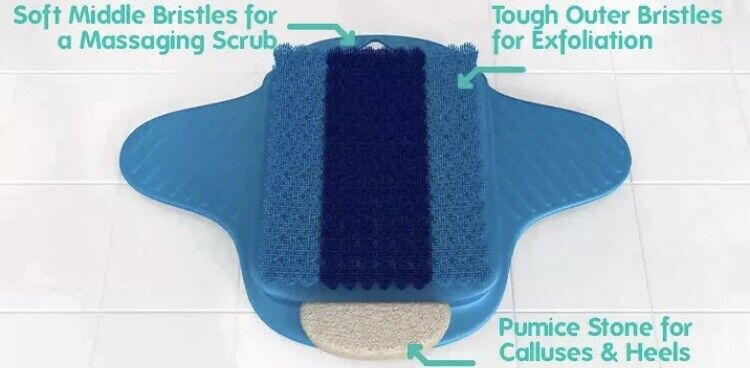 FRESH FEET Cleans & Foot Massager NO BENDING Scrub Clean Wash AS SEEN ON TV NEW