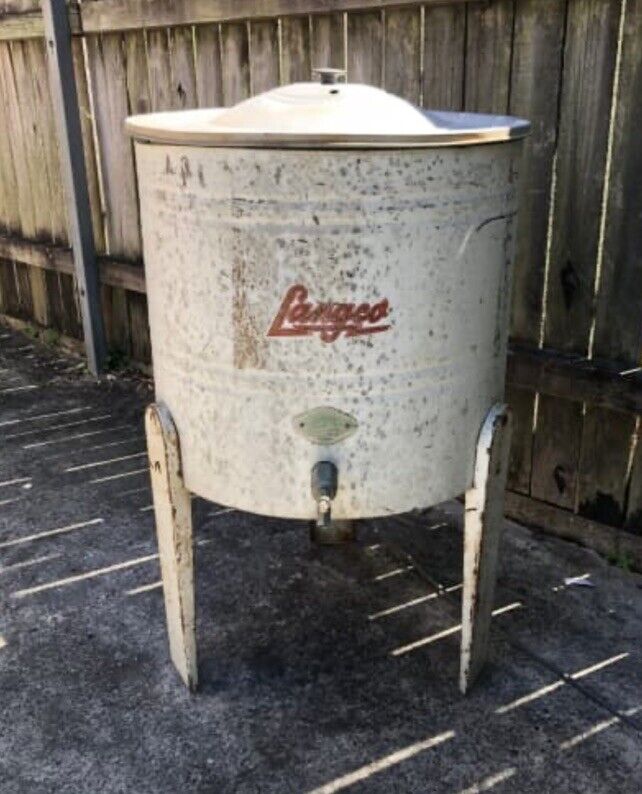 Vintage Copper Boiler Electric LANGCO Washer Freestanding Portable Works