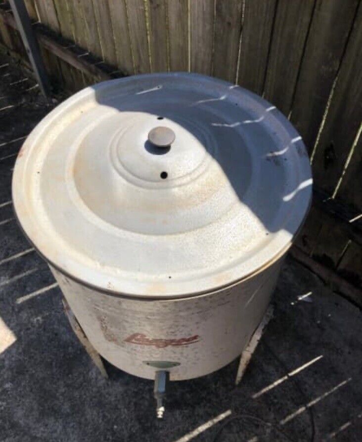 Vintage Copper Boiler Electric LANGCO Washer Freestanding Portable Works
