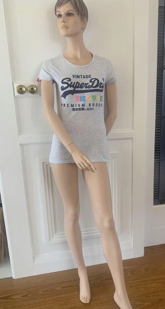MANNEQUIN FEMALE SHOP DISPLAY Size 8 - 10 Model Beautiful Head Full Body Retro