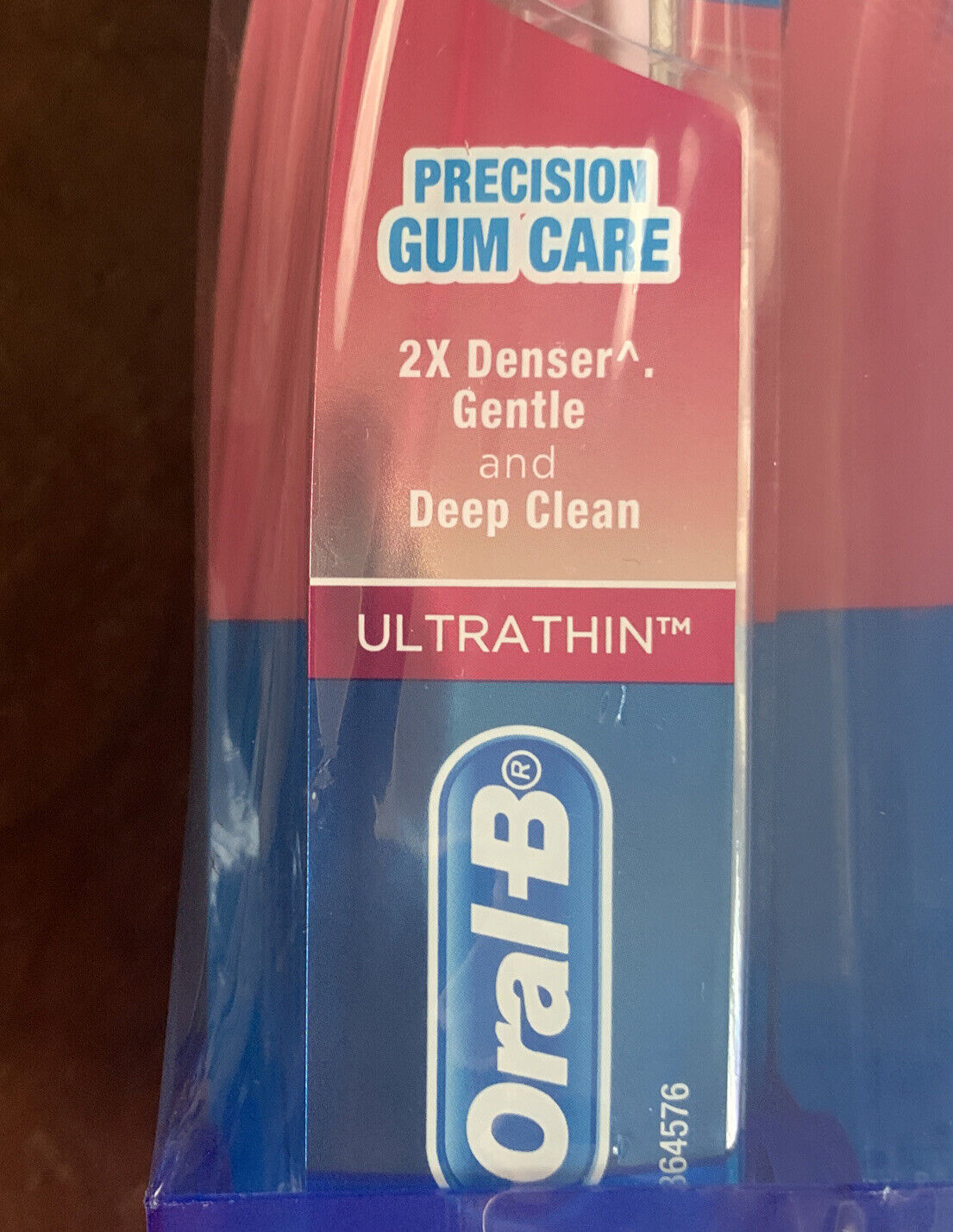 6 Pack ORAL B Toothbrush Ultra Thin Sensitive 3x Lt Blue 3x Lt Pink Sealed NEW