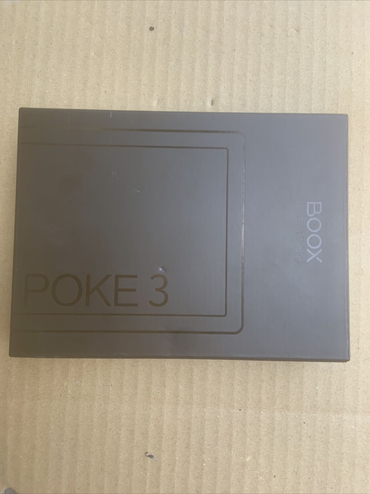 EMPTY BOX ONYX BOOX Poke3 Original Replacement + Manual &Warranty Card NO Reader