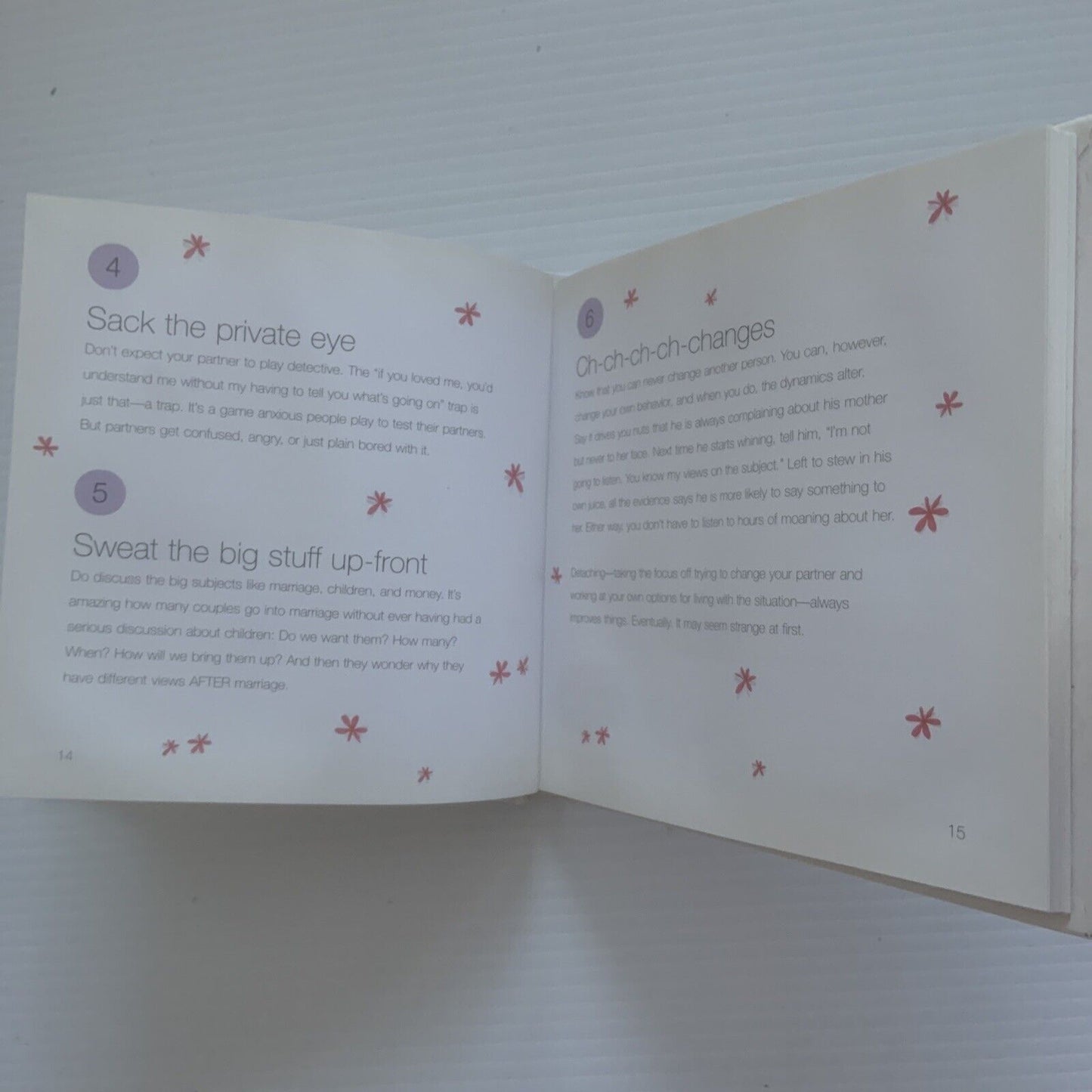 HC Book Happy Tips 100 Tips to Be Happy Together by Wendy Bristow 2004 Small