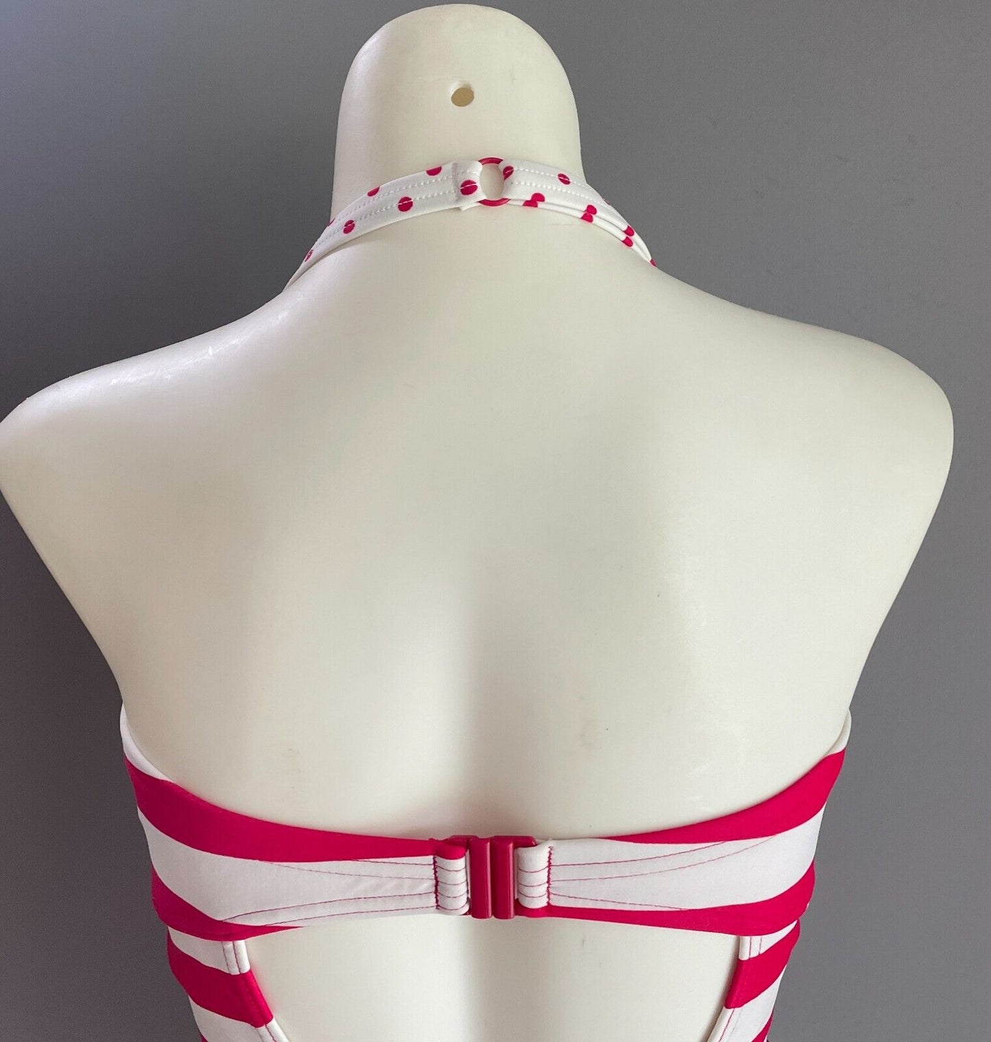 TARGET Bathers Red White Stripe One Piece Swimsuit Ladies Size 8 1940's look NEW