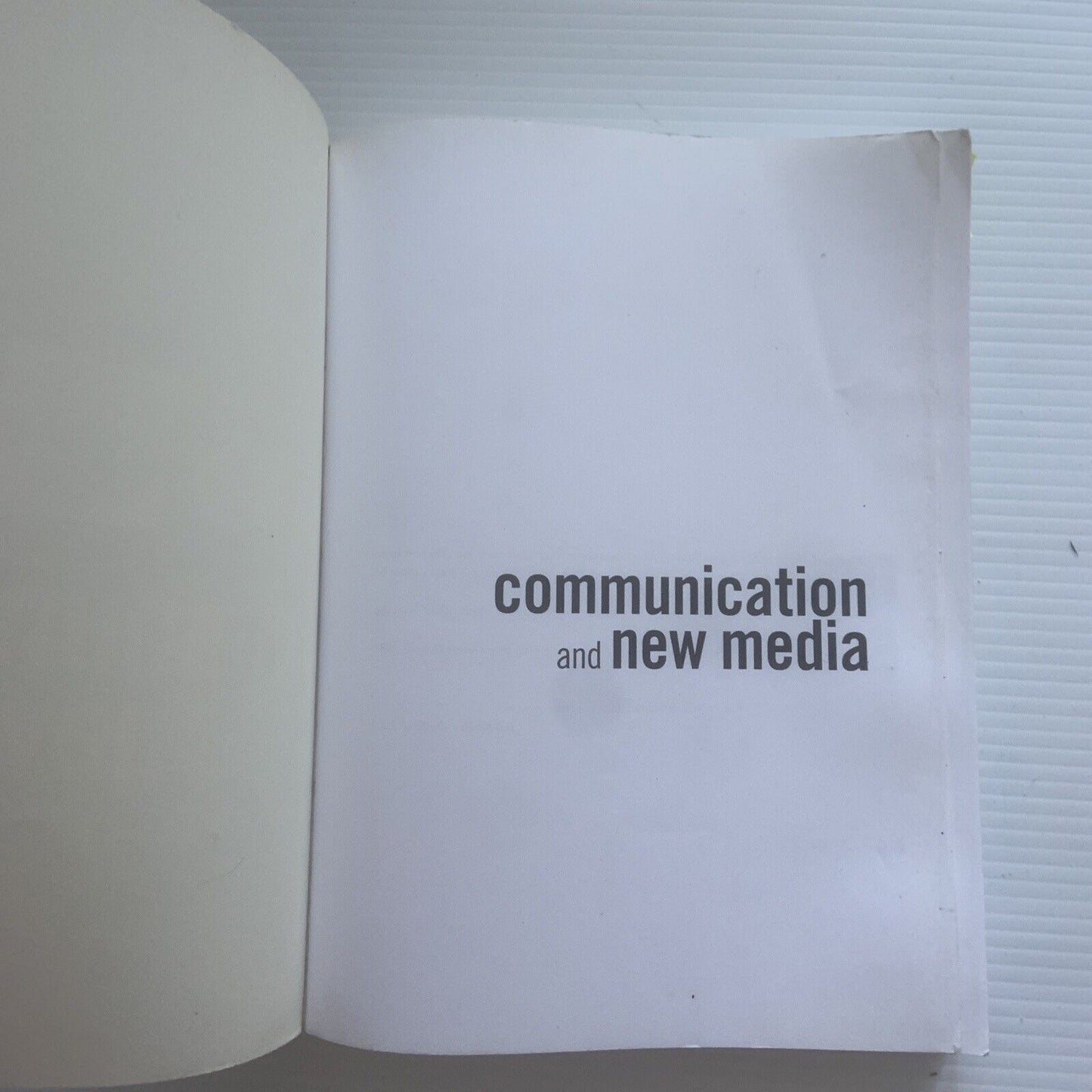 PB Communication and New Media From Broadcast to Narrowcast M Hirst J Harrison
