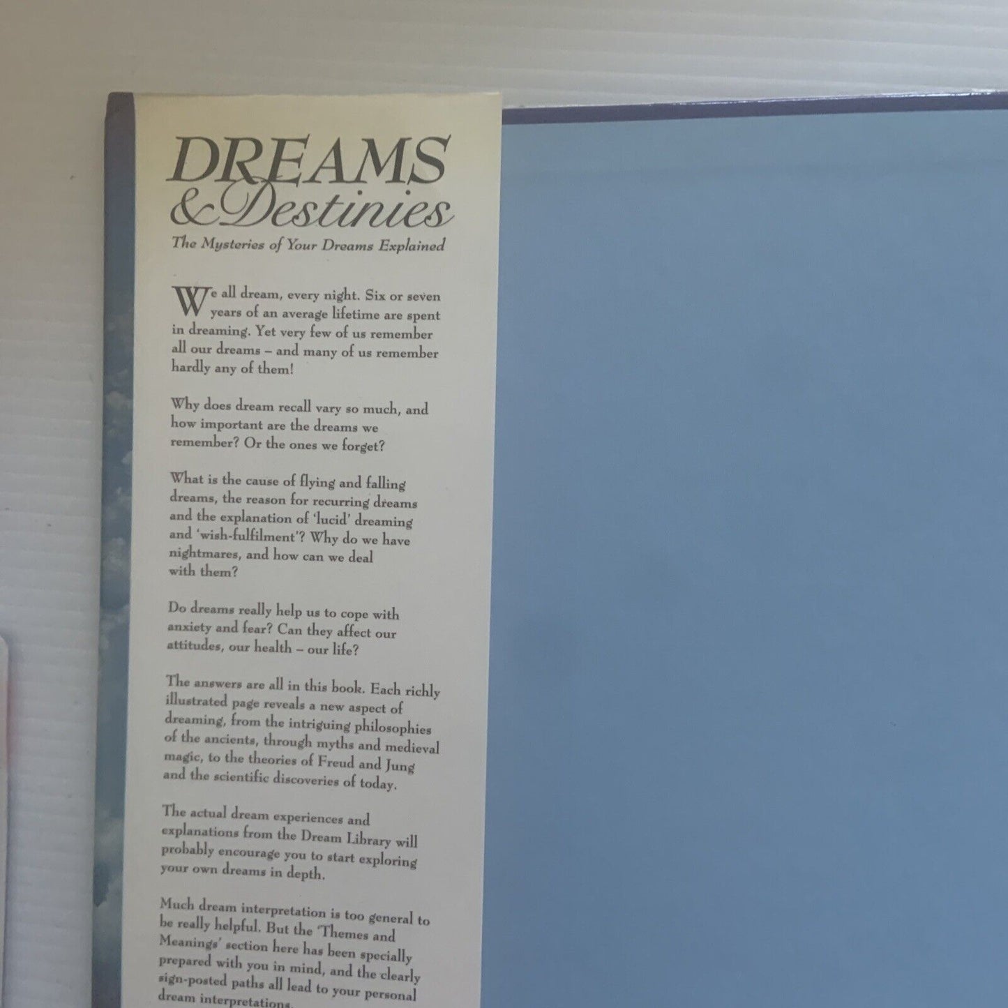 HC Dreams & Destinies Beryl Beare Mysteries Of Your Dreams Explained Lg DJ 1995