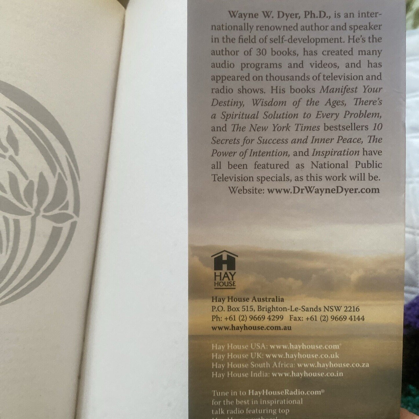 PB Change Your Thoughts Change Your Life Living the Wisdom of the Tao Dr W Dyer