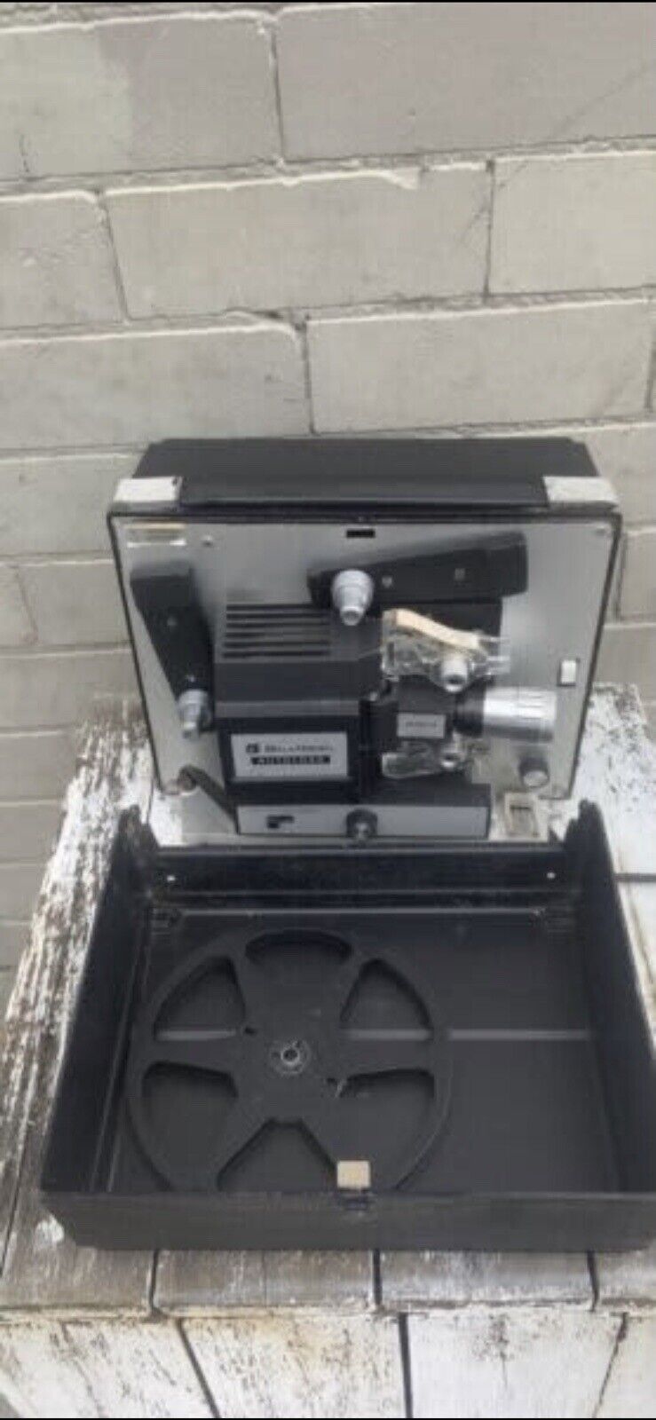 Vintage BELL & HOWELL PROJECTOR BUILT IN CASE untested Movie Projector