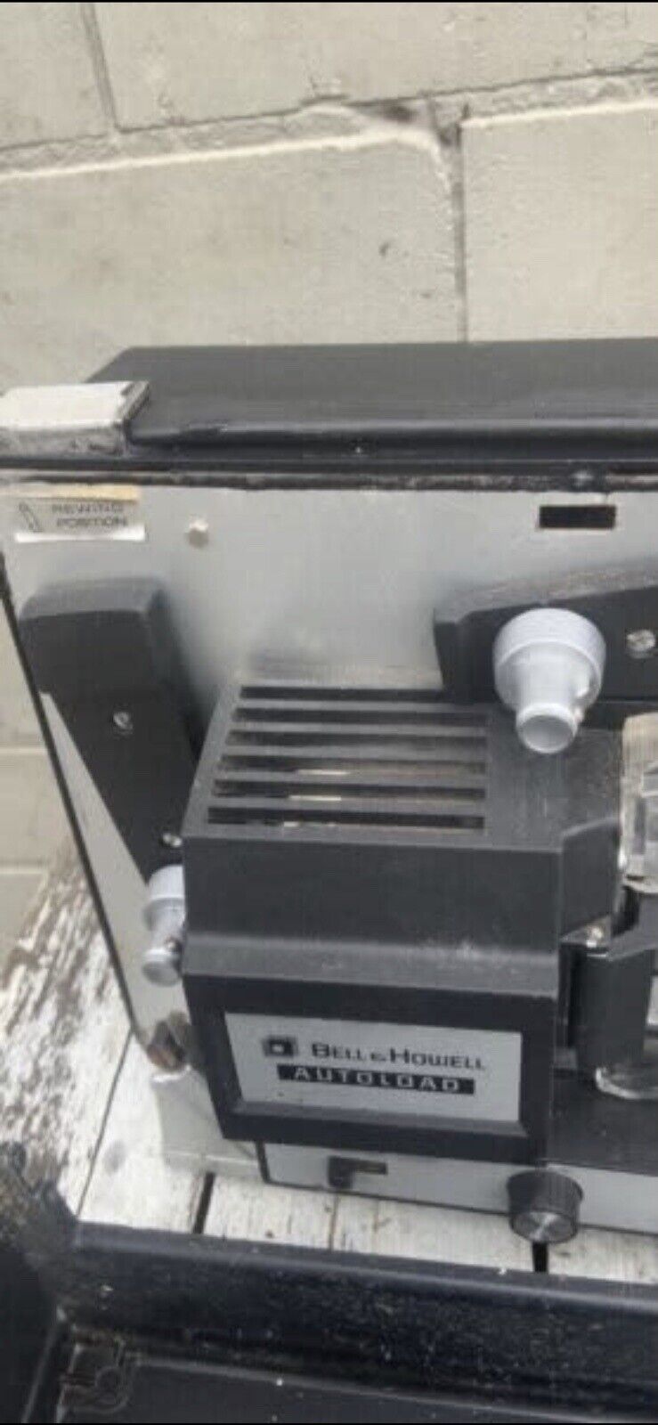 Vintage BELL & HOWELL PROJECTOR BUILT IN CASE untested Movie Projector