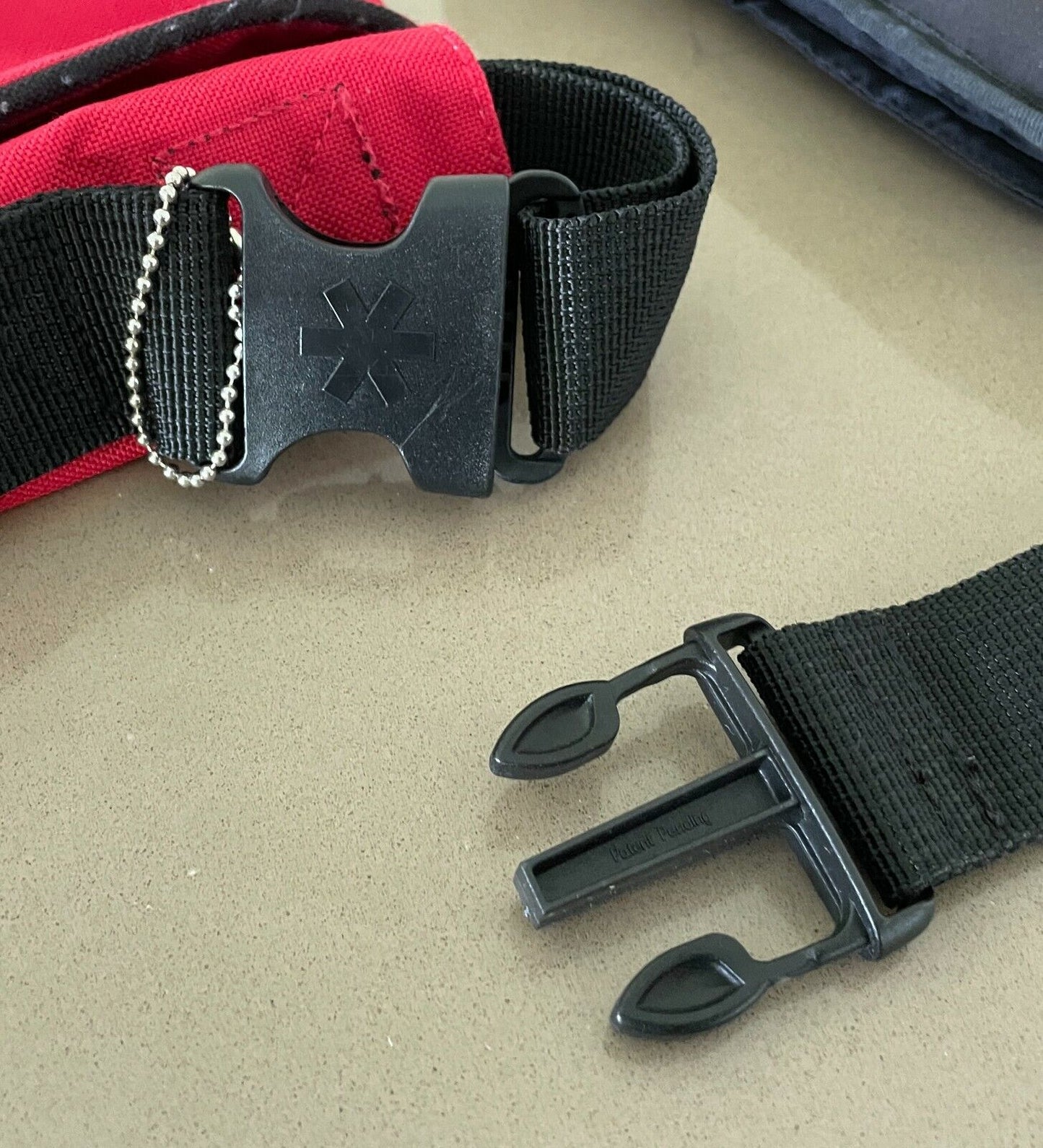 SKIP HOP "Dash" Nappy Bag Red & Black Baby Diaper - Can be Attached to Stroller