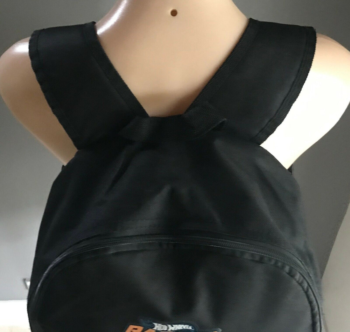 BackPack HOT WHEELS RACING Black Adjustable School ShouLder Bag Toy Storage
